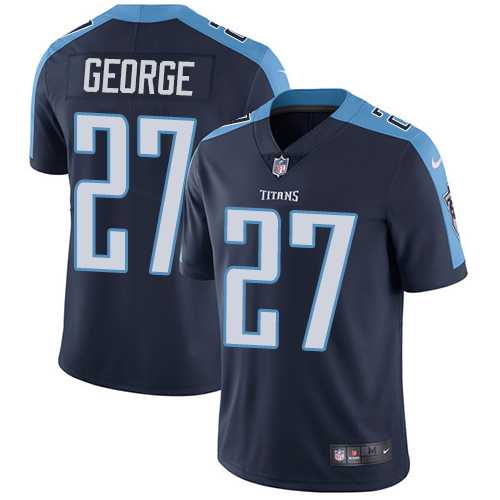 Nike Tennessee Titans #27 Eddie George Navy Blue Alternate NFL Vapor Untouchable Limited Jersey,We sell and wholesale Nike Tennessee Titans #27 Eddie George Navy Blue Alternate NFL Vapor Untouchable Limited Jersey on line form chian!